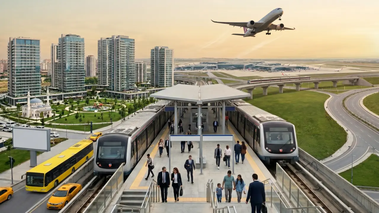 Halkalı–Kayaşehir–Istanbul Airport Metro Enhances the Attractiveness of Real Estate Investment