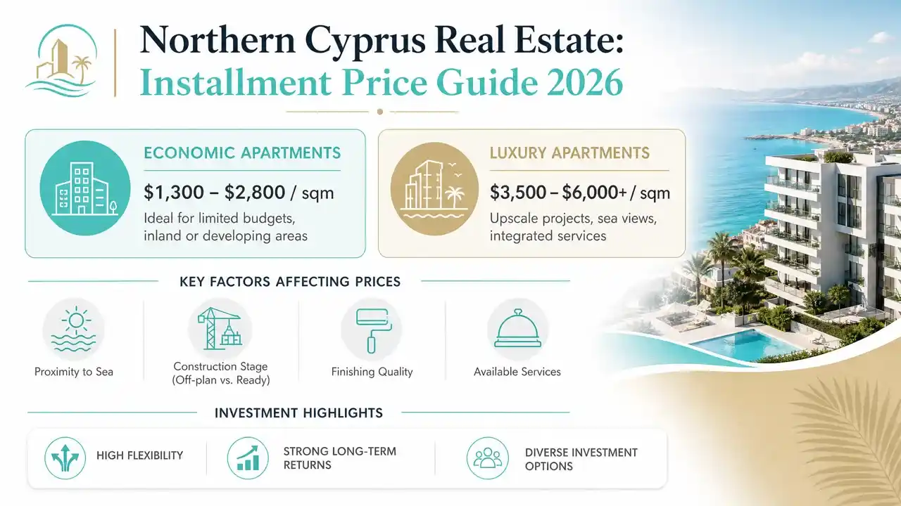 Installment Apartments in North Cyprus 2026 Deals