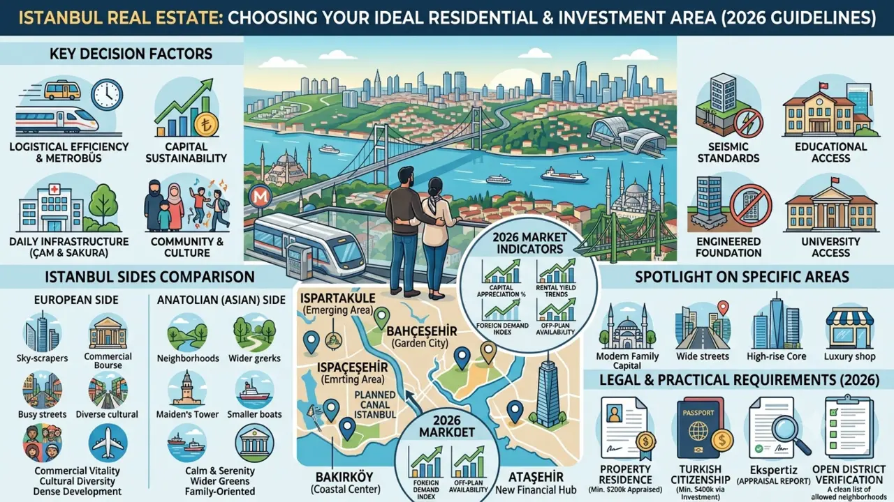 Guide to Living, Settling, and Real Estate Investment in Istanbul
