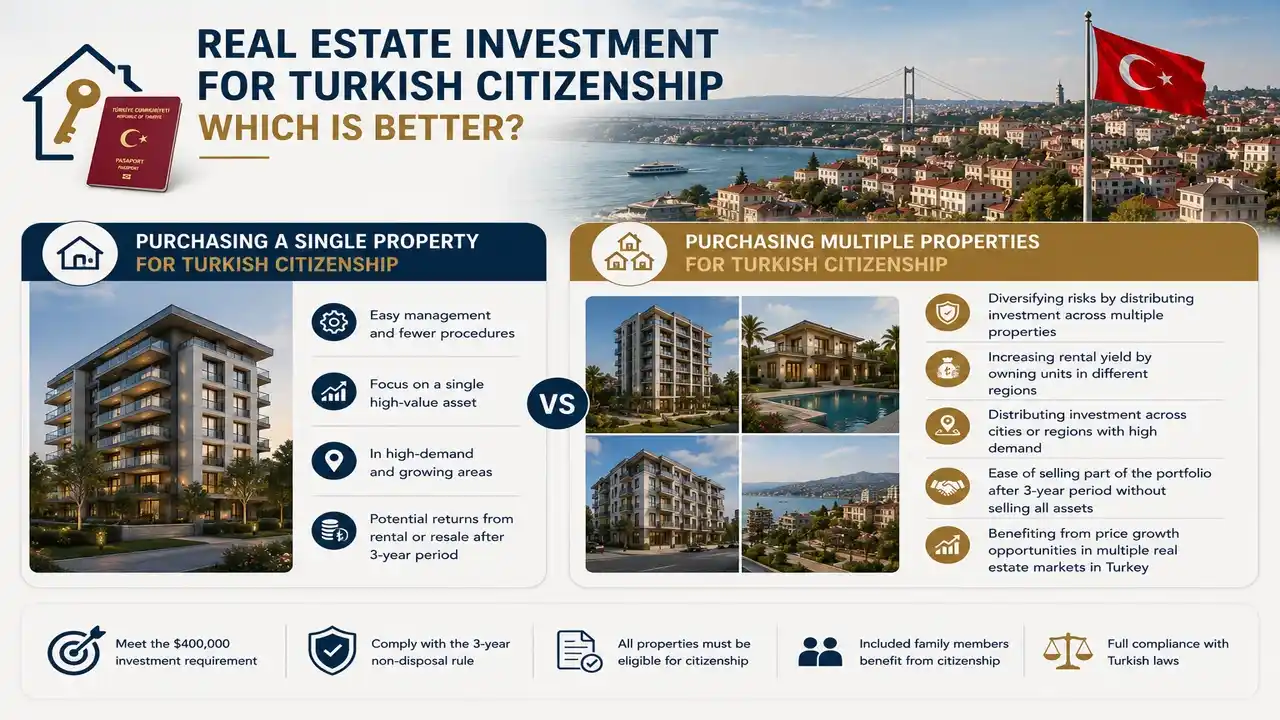 Turkish Citizenship Through One or Multiple Properties