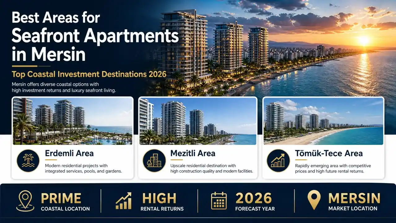 Mersin’de Deniz Manzaralı Satılık Daireler