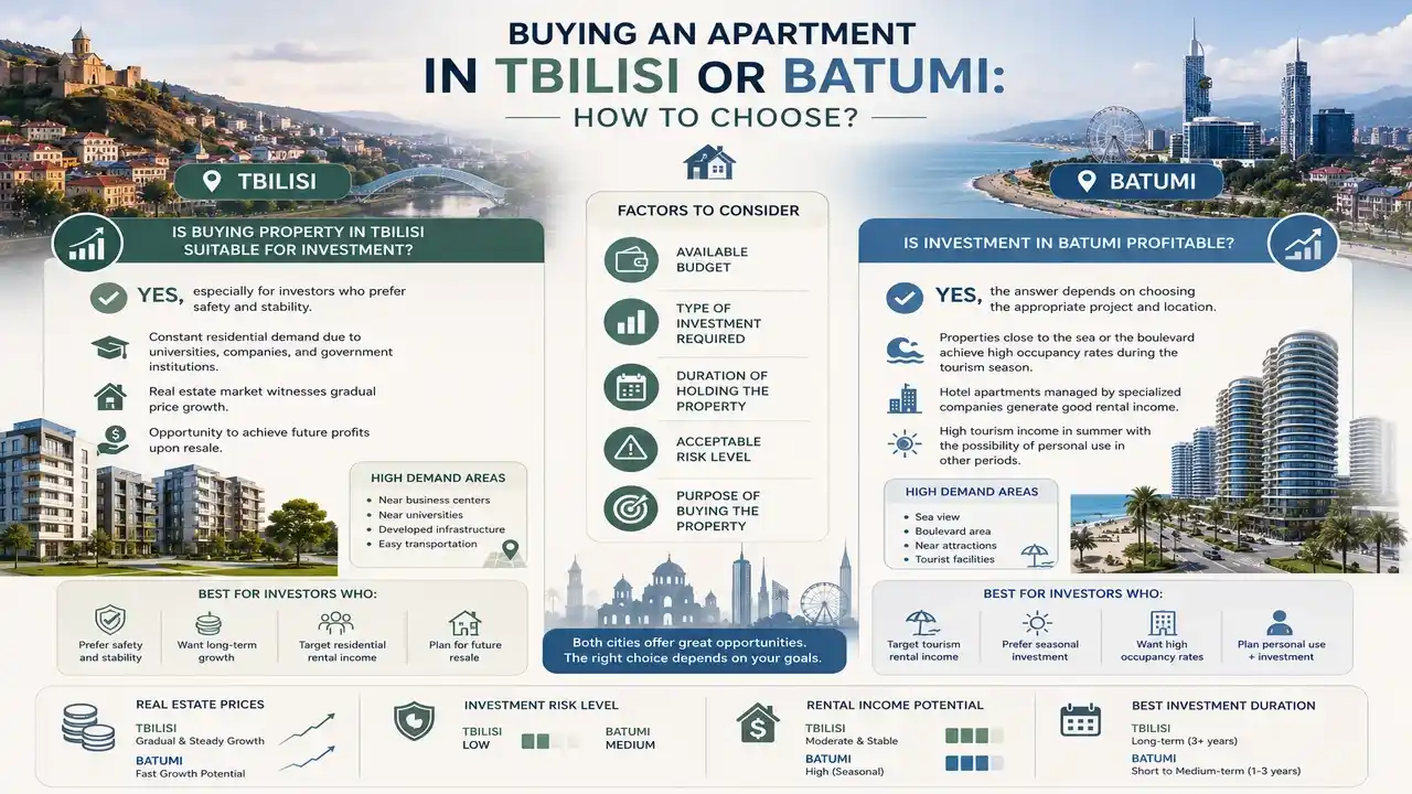 Tbilisi vs Batumi Real Estate Investment Guide