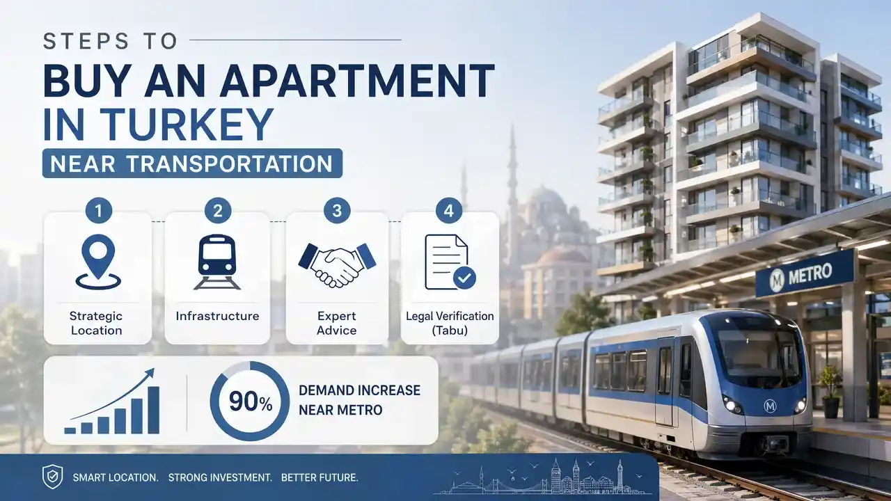 Apartments in Turkey Near Metro for Foreign Buyers